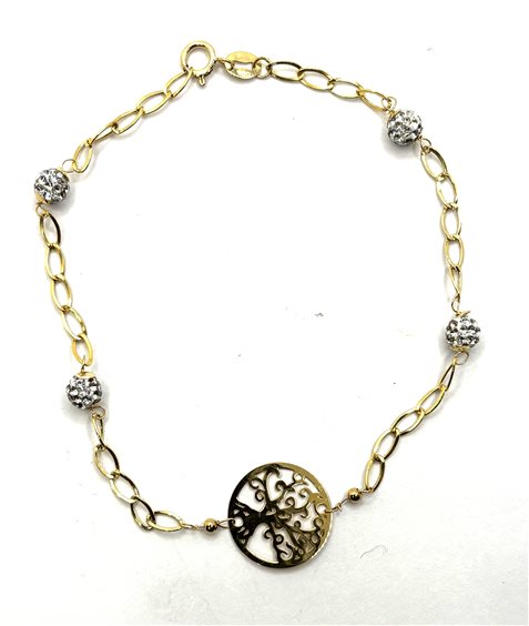 Bracciale Domar Donna Bracciale oro 18k in Oro BROR-366-280 - BROR-366-280